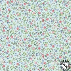 Andover Fabrics Afternoon Tea Sugar Flowers Blue Andover Fabrics Afternoon Tea Sugar Flowers Blue