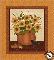 Pumpkin Patch - Flowers in the Pumpkin Free Quilt Pattern by Benartex Pumpkin Patch - Flowers in the Pumpkin Free Quilt Pattern by Benartex