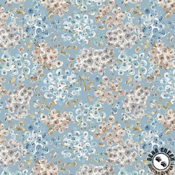 Riley Blake Designs Blue Escape Coastal Floral Blue