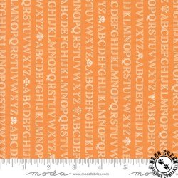 Moda Agatha Road Alphabet Pumpkin Moda Agatha Road Alphabet Pumpkin