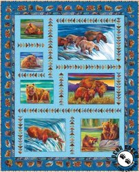 Bear in Mind Salmon Run Free Quilt Pattern