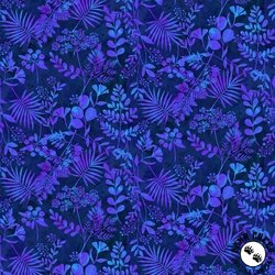 Henry Glass Down the Fairy Path Fern Silhouettes Royal Henry Glass Down the Fairy Path Fern Silhouettes Royal