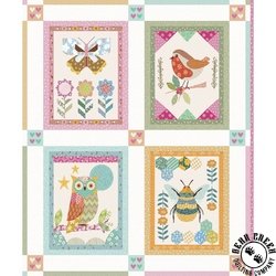 P&B Textiles Things With Wings Panel Multi P&B Textiles Things With Wings Panel Multi