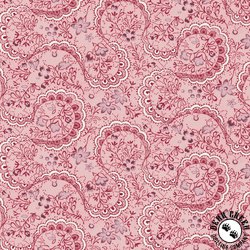 P&B Textiles Victoria Swirling Lace Pink