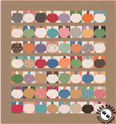 Autumn Pumpkin Scrappy Free Quilt Pattern