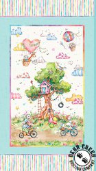 P&B Textiles Whiskerville Treehouse Panel