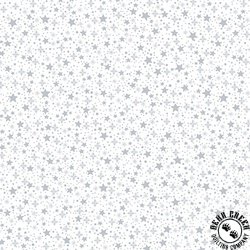 Henry Glass Quilter's Flour VI Star White on White