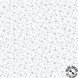 Henry Glass Quilters Flour VI Star White on White Henry Glass Quilters Flour VI Star White on White