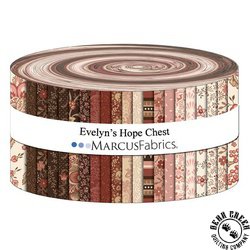 Evelyn's Hope Chest Strip Roll by Marcus Fabrics