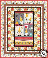 Honey Bee Gnomes Free Quilt Pattern