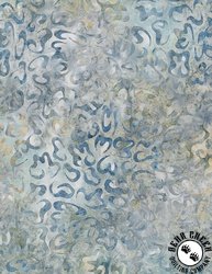 Wilmington Prints Del Mar Batiks Curls Blue/Tan