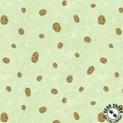 P&B Textiles Bigfoot Country Pinecone Toss Light Green P&B Textiles Bigfoot Country Pinecone Toss Light Green