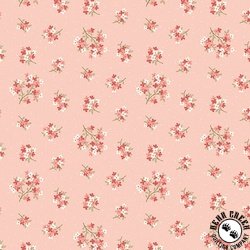 Andover Fabrics Lighthouse Sand Verbena Cherry Ice Cream