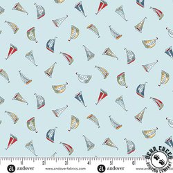 Andover Fabrics High Tide Sail Away Light Blue