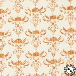 Moda I Love Fall Most of All Pumpkins and Vines Warm White/Light Pumpkin Moda I Love Fall Most of All Pumpkins and Vines Warm White/Light Pumpkin