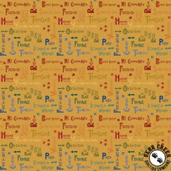 Riley Blake Designs It Takes a Village Community Text Honey Riley Blake Designs It Takes a Village Community Text Honey