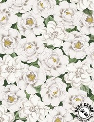 Wilmington Prints Garden Grace Packed Flowers Green Wilmington Prints Garden Grace Packed Flowers Green
