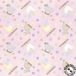 Maywood Studio Little Chicks Flannel Pull Toys Purple