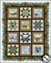 Scattered Stars Quilt Pattern - PAPER PATTERN