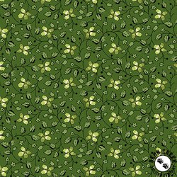 Andover Fabrics Little Clover Creeping Clover Green