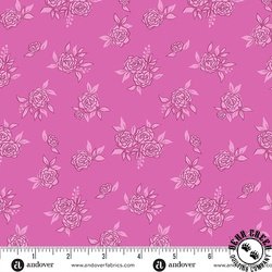 Andover Fabrics Colored Me Whispered Rosy Haze Magenta