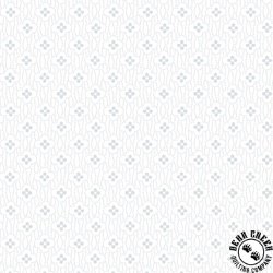 Henry Glass Quilters Flour IV Geometric Floral White on White Henry Glass Quilters Flour IV Geometric Floral White on White