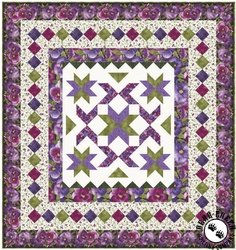 Viola - Patch of Pansies Free Quilt Pattern by Timeless Treasures