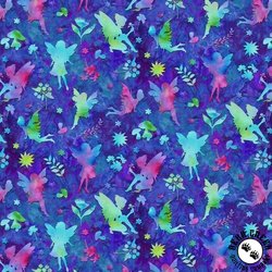 Henry Glass Down the Fairy Path Fairy Silhouette Royal