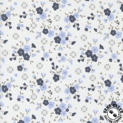 Moda Sun Drenched Stitched Lullaby Cloud/Indigo Moda Sun Drenched Stitched Lullaby Cloud/Indigo