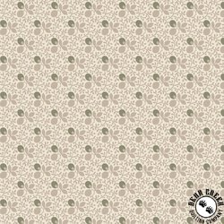 Marcus Fabrics Flower Garden Berry Vine Cream Marcus Fabrics Flower Garden Berry Vine Cream