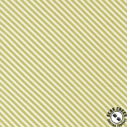 Moda In The Garden Bias Stripe Pistachio