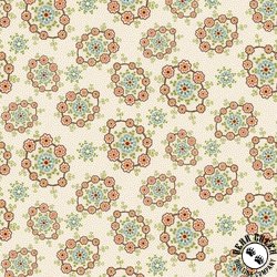 Henry Glass Candlelight and Romance 118 Inch Wide Backing Fabric Floral Wreaths Cream Henry Glass Candlelight and Romance 118 Inch Wide Backing Fabric Floral Wreaths Cream