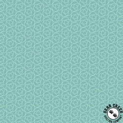 P&B Textiles Whimsy II Overlapping Rings Teal P&B Textiles Whimsy II Overlapping Rings Teal