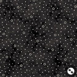 Maywood Studio Spooky Stitches Star Dot Black Maywood Studio Spooky Stitches Star Dot Black