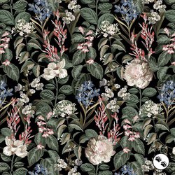 Studio E Fabrics Art of Midnight Medium Vine Midnight Studio E Fabrics Art of Midnight Medium Vine Midnight