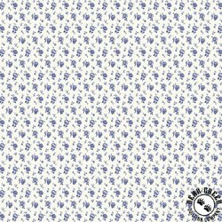 Windham Fabrics Jasper Blue Calico Ivory