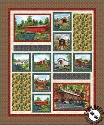 Covered Bridges I Free Quilt Pattern Covered Bridges I Free Quilt Pattern