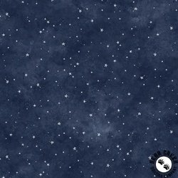P&B Textiles Celestial Seasons Starry Sky Navy P&B Textiles Celestial Seasons Starry Sky Navy