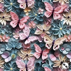 Studio E Fabrics Another Dimension Butterflies and Flowers Slate Studio E Fabrics Another Dimension Butterflies and Flowers Slate