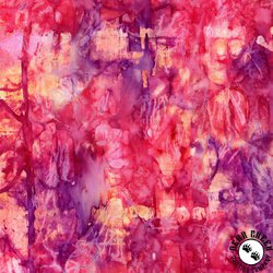 Riley Blake Designs Expressions Batiks Yourself Abstract Berry Persimmon