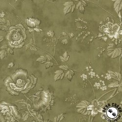 Moda Vintage Linens Meadow Greens Floral Rosemary Moda Vintage Linens Meadow Greens Floral Rosemary