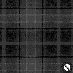 Maywood Studio Holly Jolly Flannel Big Plaid Black