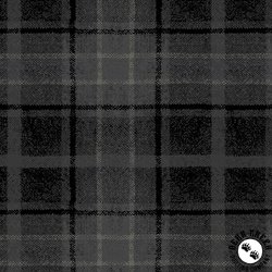 Maywood Studio Holly Jolly Flannel Big Plaid Black Maywood Studio Holly Jolly Flannel Big Plaid Black