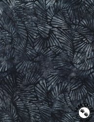 Wilmington Prints Forest Trails Batiks Fans Navy Blue