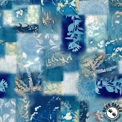 Clothworks Naturescape Patchwork Multi
