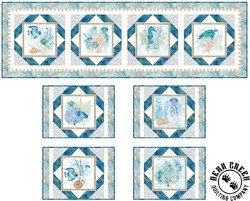 Sea Whispers Table Set Free Quilt Pattern