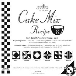 Miss Rosie's Quilt Co. Cake Mix Recipe 8 Foundation Paper