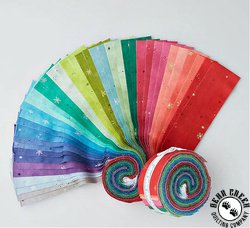 Ombre Flurries Metallic Jelly Roll by Moda