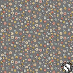 Andover Fabrics Atelier Buttons Grey Andover Fabrics Atelier Buttons Grey