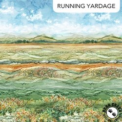 Northcott The Great Outdoors Meadow Ombre Green/Multi